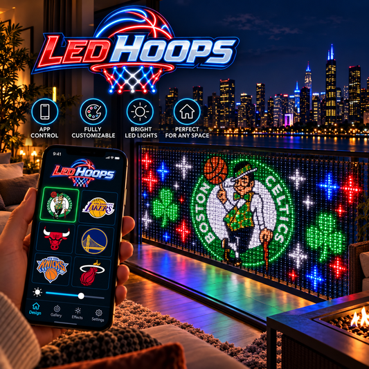 Led Hoops Customizable NBA Curtain Lights